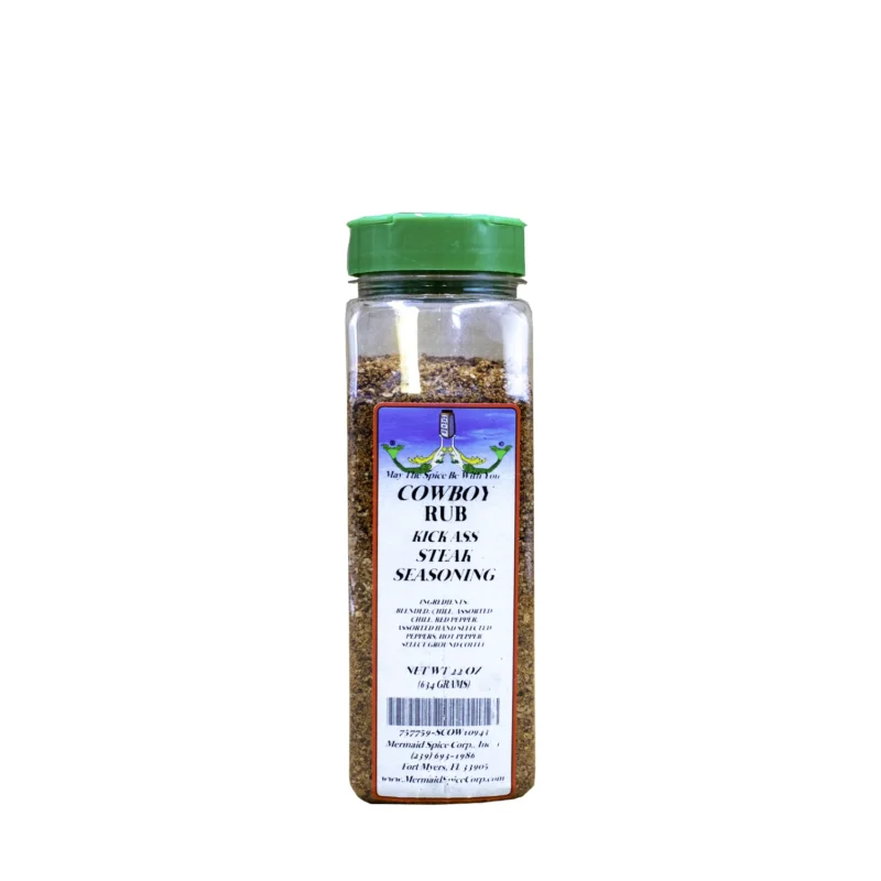 COWBOY RUB STEAK SEASONING 22 OZ