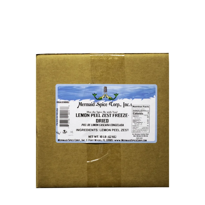 LEMON PEEL ZEET 10 LBS BOX