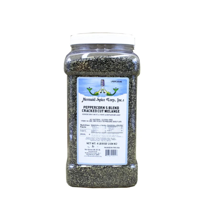 PEPPERCORN (5 BLEND) CRACKED CUT (MELANGE) 4 LB 8 OZ