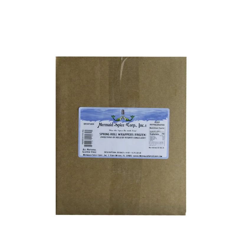 SPRING ROLL WRAPPERS (FROZEN) 20 X 11 OZ