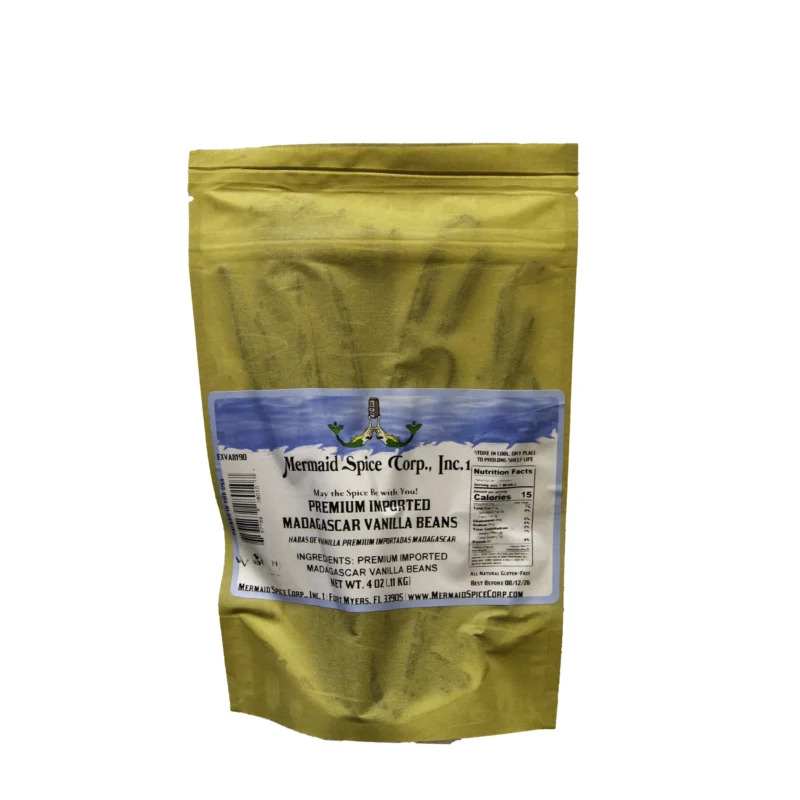 VANILLA BEANS (PREMIUM) IMPORTED  4 OZ ( MADAGASCAR )