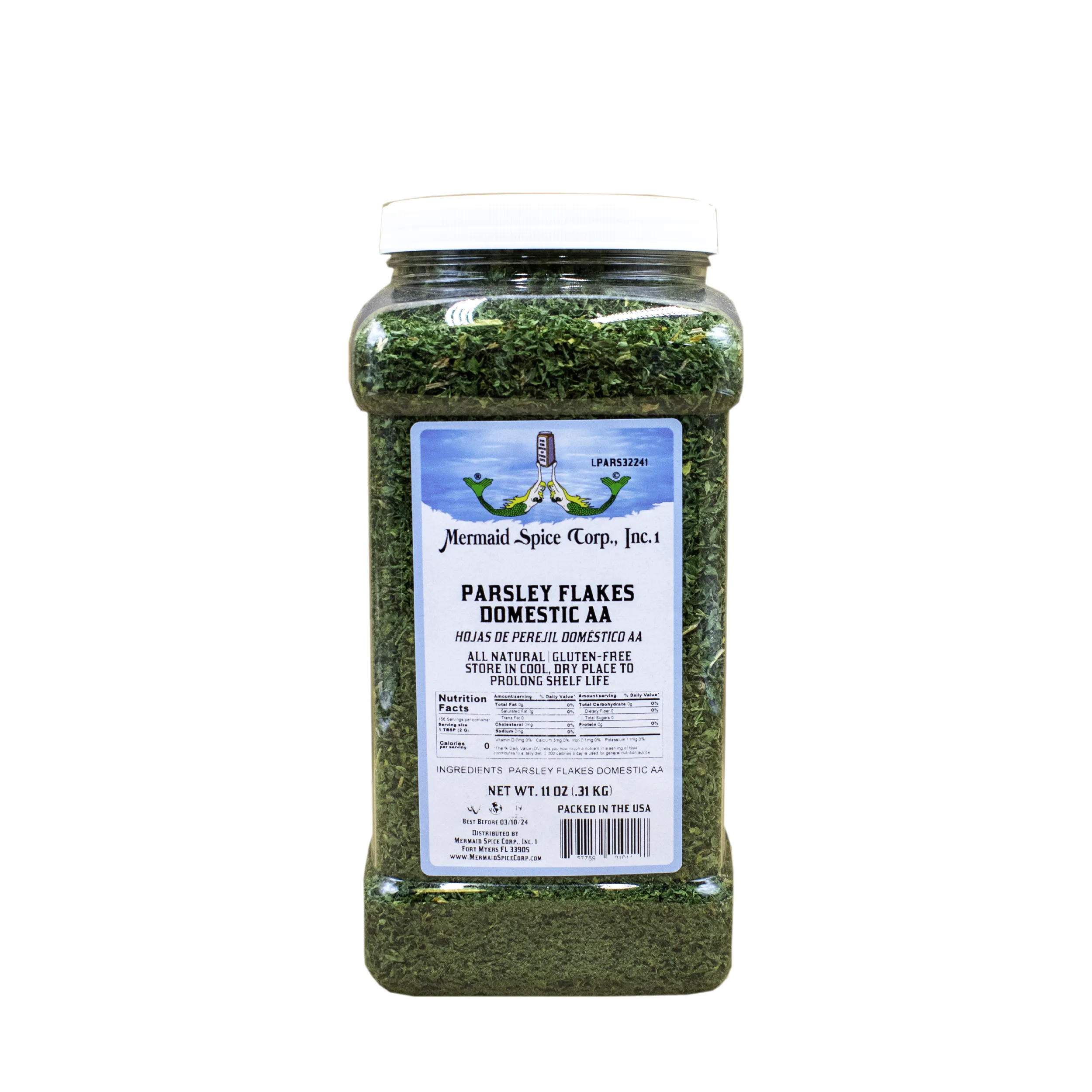 PARSLEY FLAKES DOMESTIC AA 11 OZ