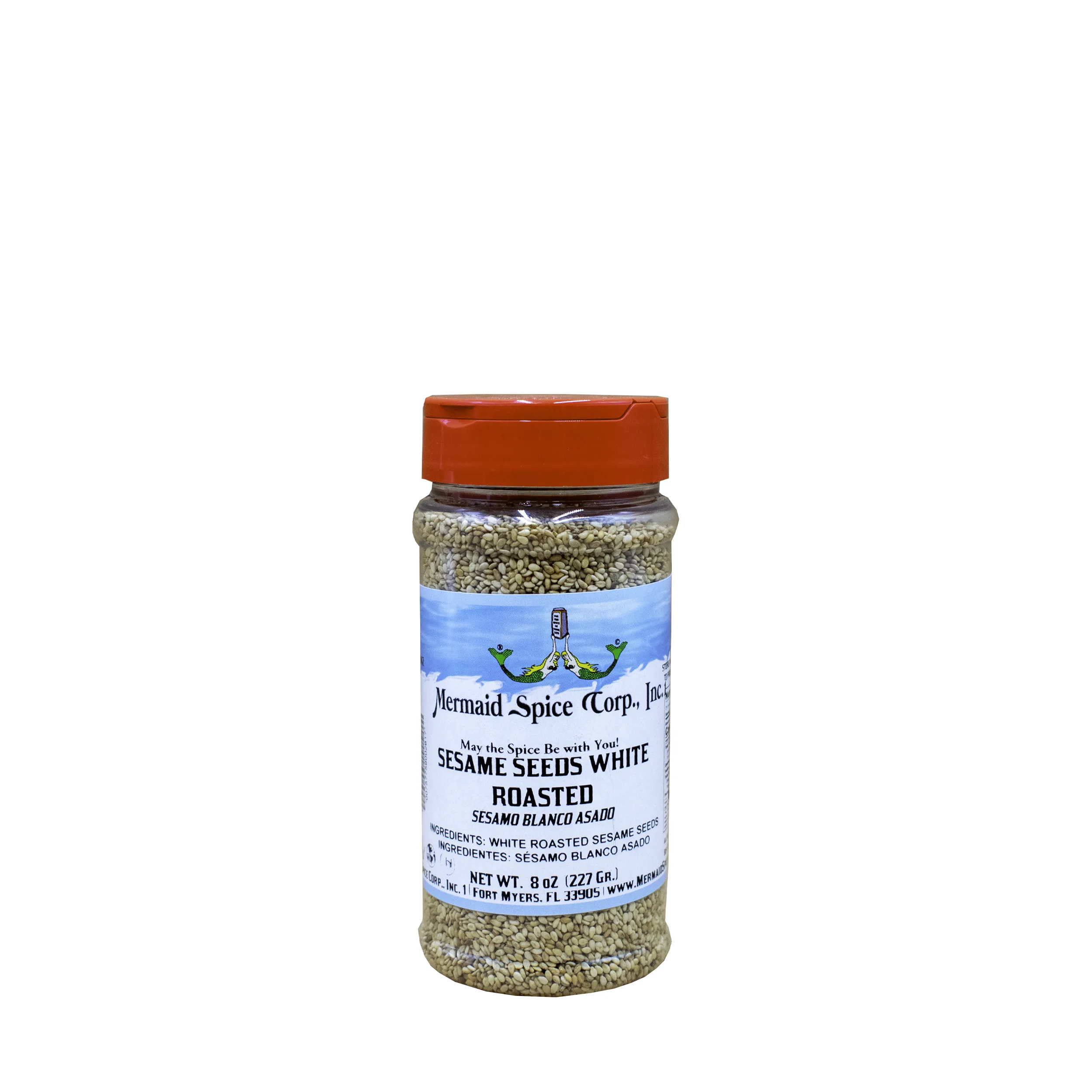 SESAME SEEDS WHITE (ROASTED) 8 OZ