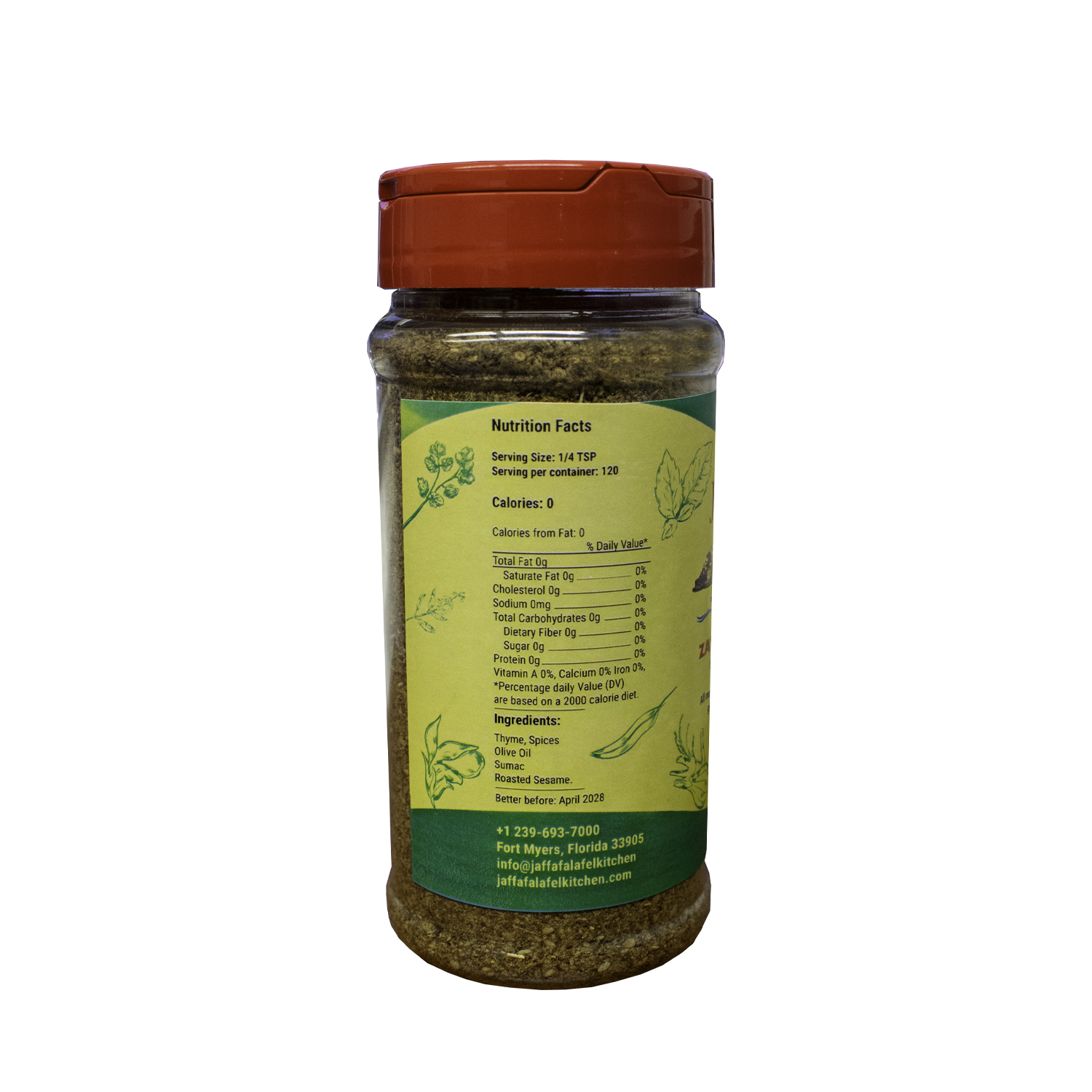 Jaffa Falafel Kitchen – Za’atar Seasoning – 6 oz. - Image 2