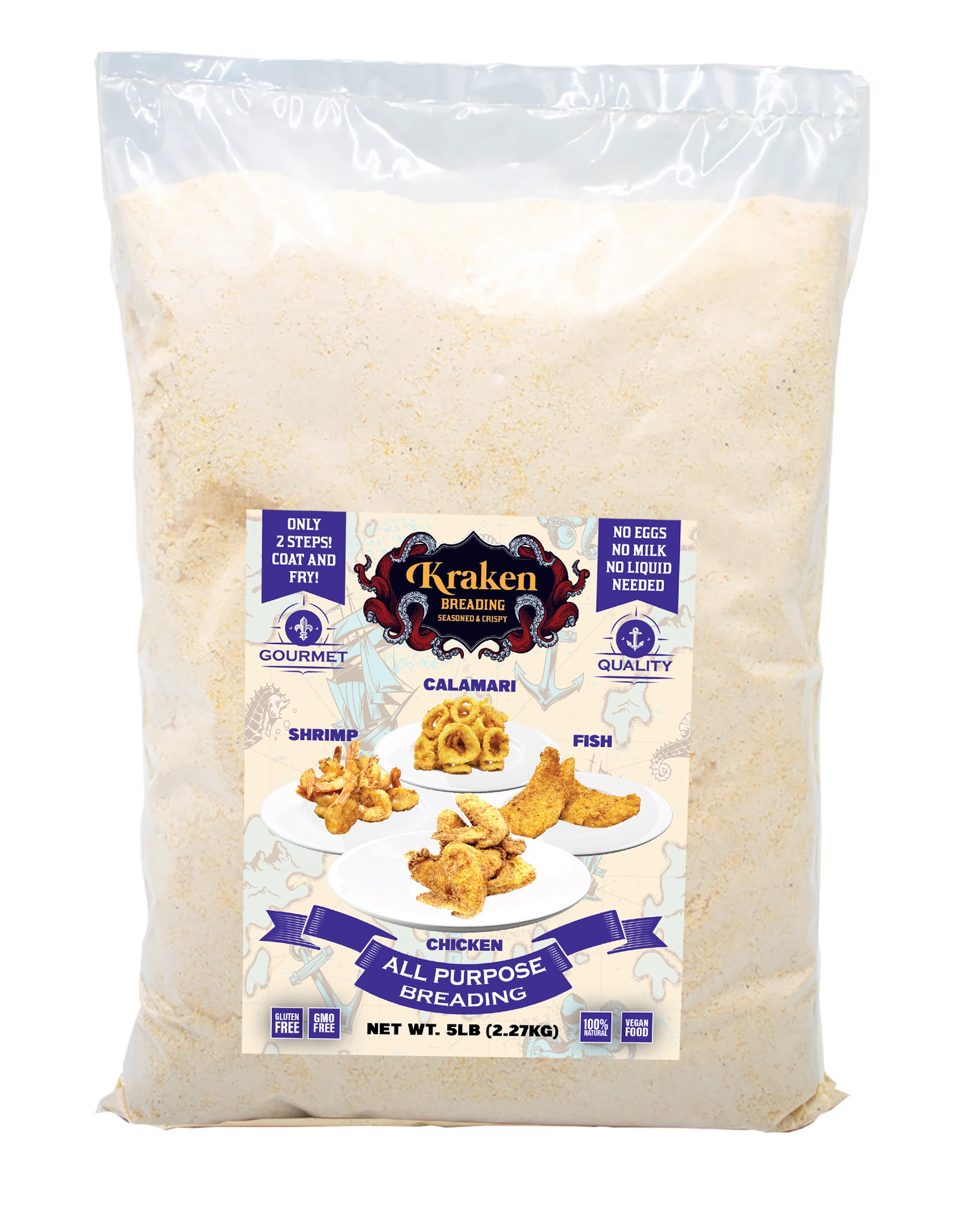 Kraken Cookin - All Purpose Breading - 5 LB